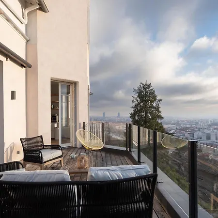 아파트 Le 360 - Appt Vue Panoramique Sur Lyon